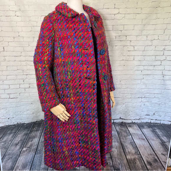 🎉HP🎉 RARE Vintage Amelia Gray Beverly Hills Knit Winter Jacket Coat EUC 1960s - Picture 8 of 16